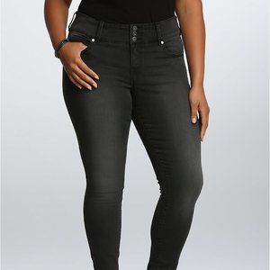 Torrid Jegging/Stretch Skinny Jeans Charcoal - 16R